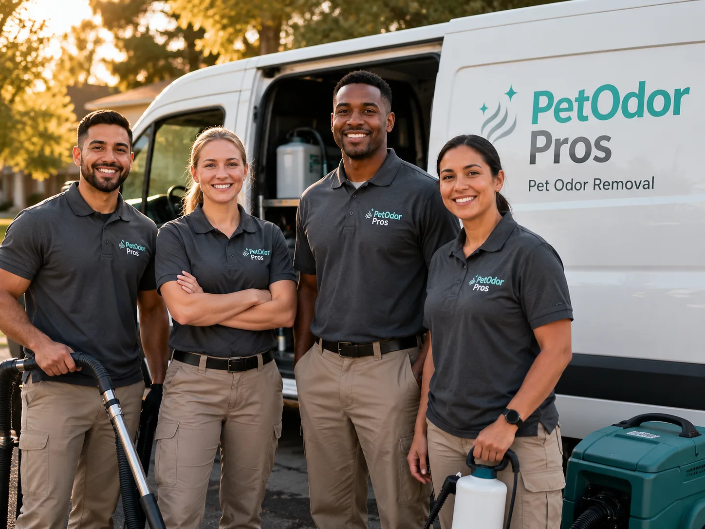 Pet Odor Removal team serving Humphrey, AR